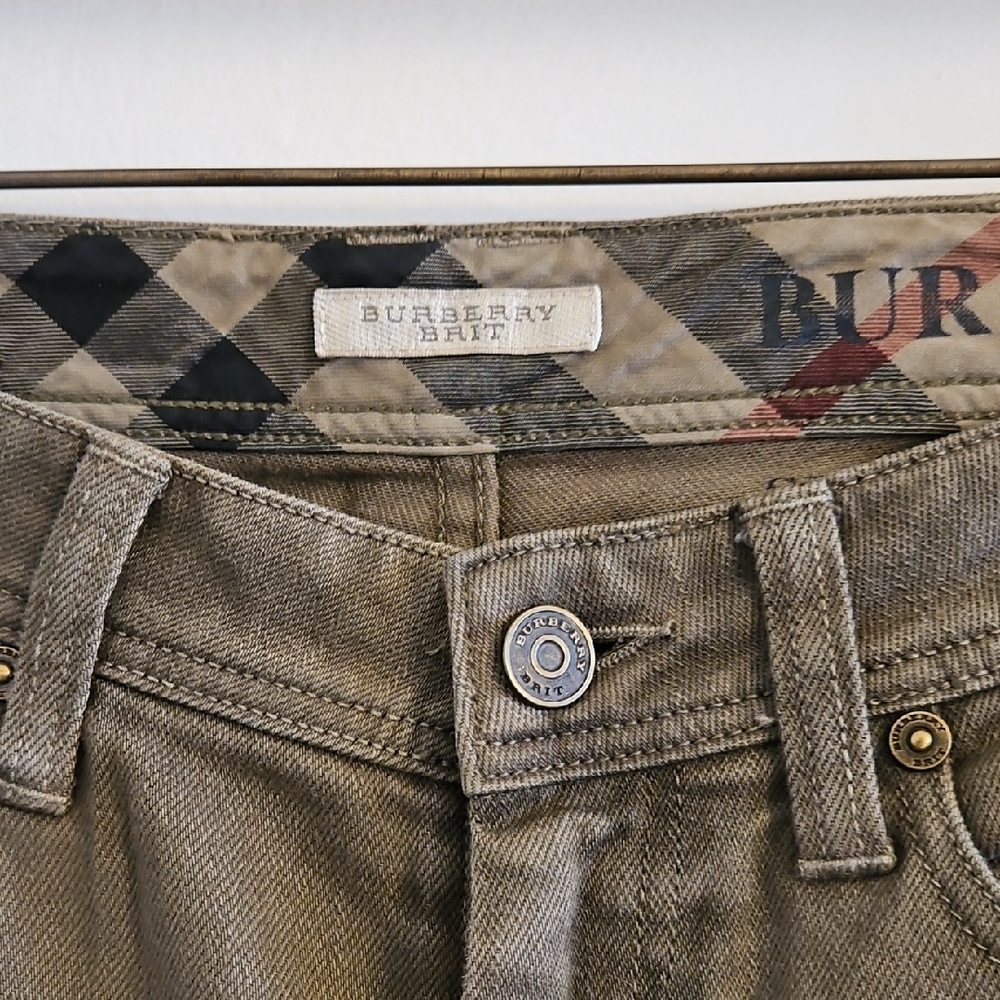 Burberry Beige Jeans - Picture 1 of 9
